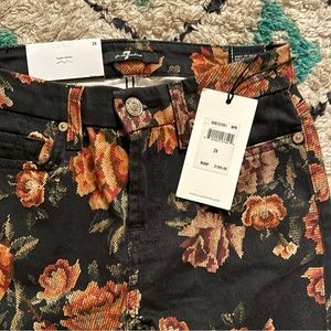 NWT 7 for all Mankind Floral Jeans | 24